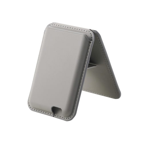 カードケーススマホスタンドMagSafe グレー