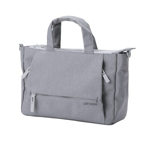 ミニトートバッグ 2WAY 撥水加工 グレー