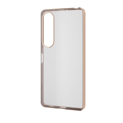 Xperia1VIケースソフトメタリック金