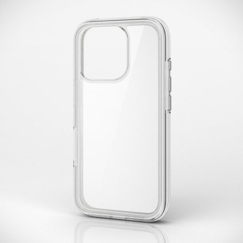 iPhone16Proケースリサイクル白×透明