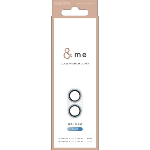 iPhone16/Plus カメラカバー ブルー