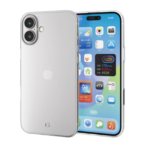 iPhone16Plusケースソフト薄型透明