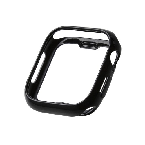 アップルウォッチ46mm バンパー ソフト 黒