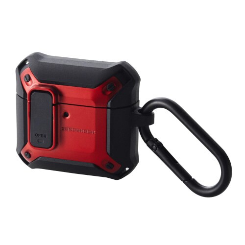 AirPods4 耐衝撃ケース 衝撃吸収 レッド