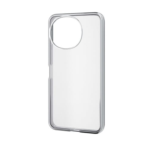 AQUOSsense9ケースソフトメタリック銀