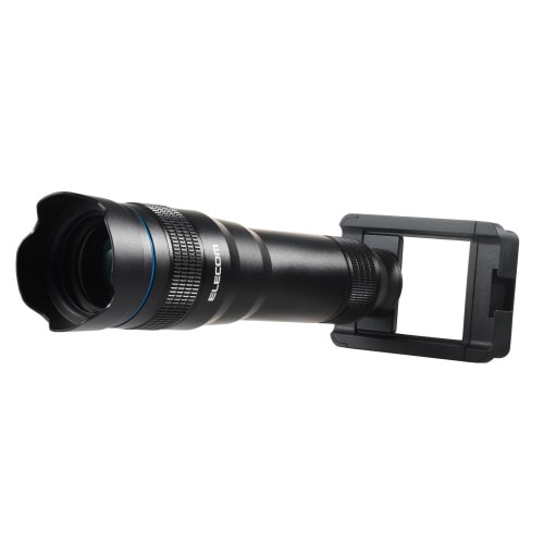 スマホ望遠レンズ16倍高画質望遠鏡黒