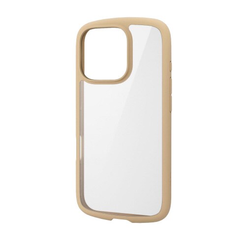 iPhone16Proケース衝撃吸収軽量カフェオレ