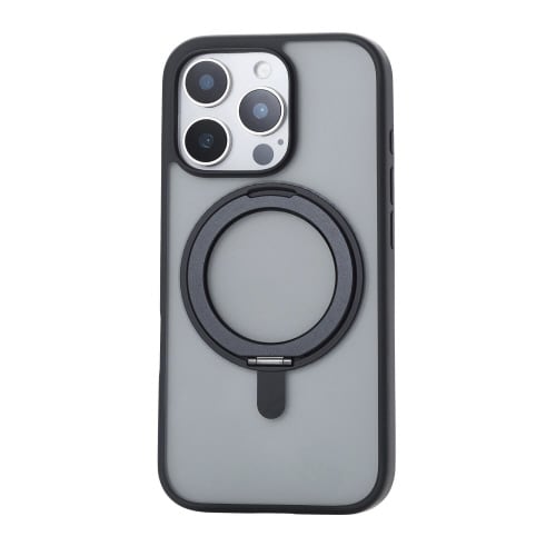 iPhone16Proケーススタンド機能付黒