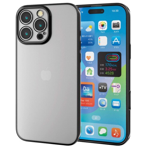 iPhone16ProMAXケースソフト黒