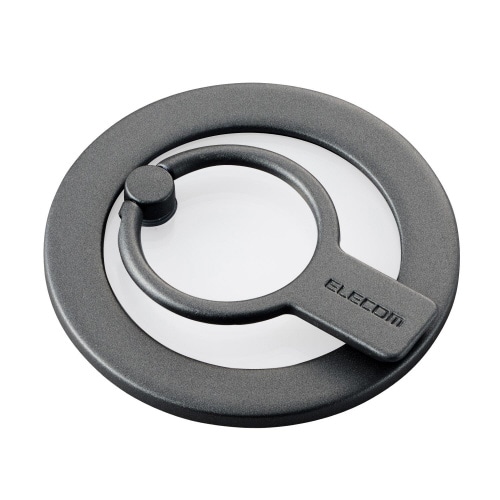 スマホリング マグネット クリアパーツ シルバー