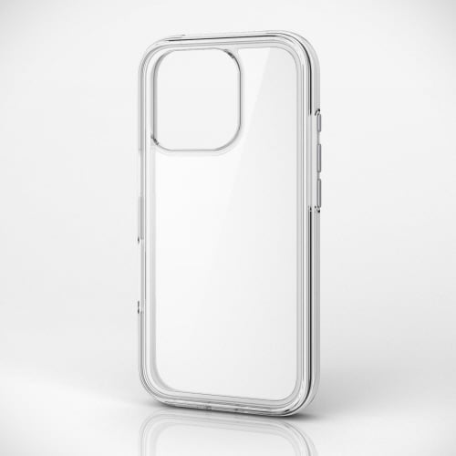 iPhone16Proケース白×透明