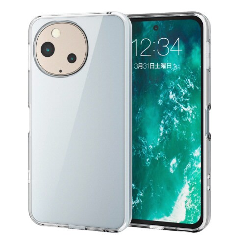 AQUOSsense9ケースハイブリッド透明