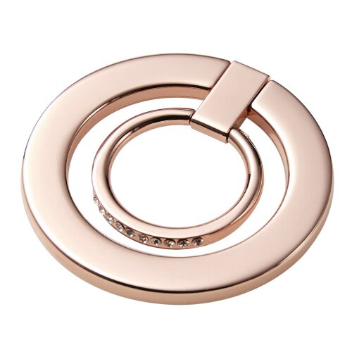 スマホリング マグネット ラインストーン ゴールド