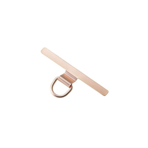 ストラップホールシート ステンレス 1口 ピンク