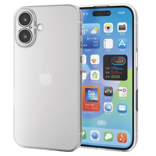 iPhone16ケースソフト透明