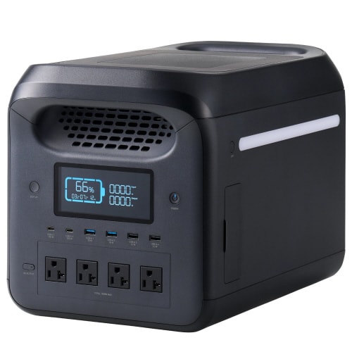 ポータブル電源 大容量 1229Wh ブラック