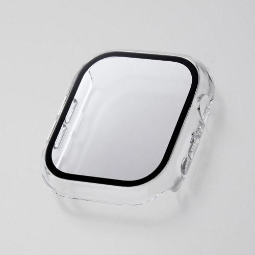 アップルウォッチ46mm フルカバー クリア