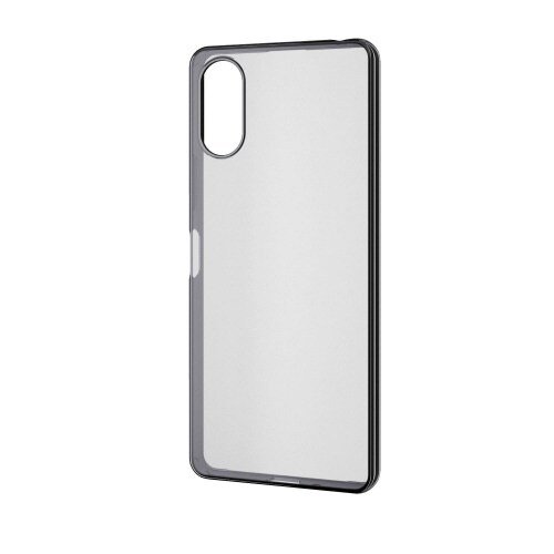 Xperia10VIケースソフトメタリック黒