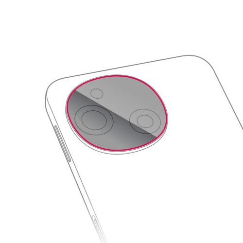 AQUOSsense9レンズカバー高透明抗菌