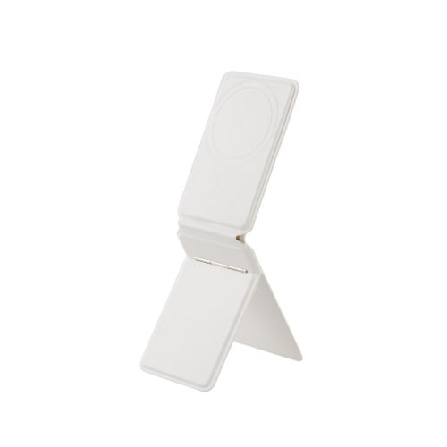 スマホスタンドマグネット着脱スタンド薄型白