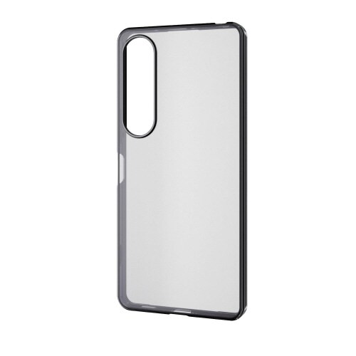 Xperia1VIケースソフトメタリック黒