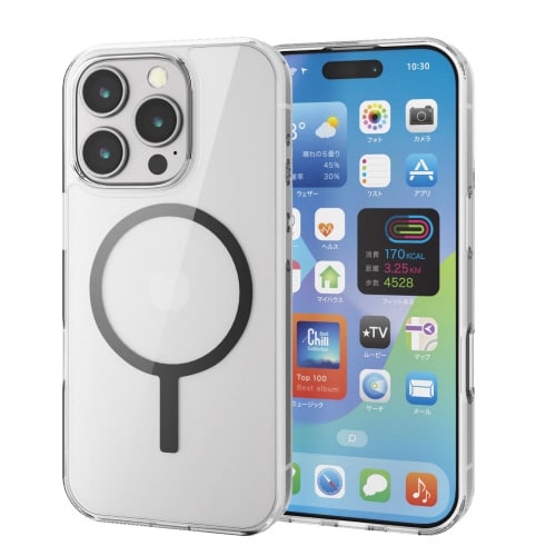 iPhone16Proケースハイブリッド黒