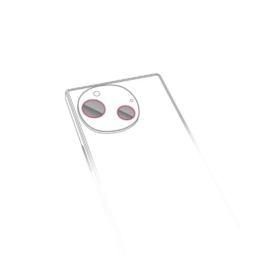 AQUOSR9レンズカバーカメラ保護フィルム高透明