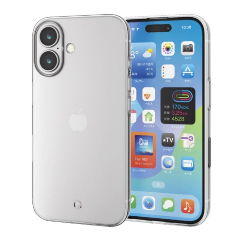 iPhone16ケースソフト衝撃吸収薄型透明