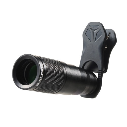 スマホ望遠レンズ8倍高画質望遠鏡黒