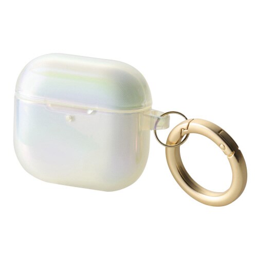 AirPods4 ソフトケース 落下防止 オーロラ