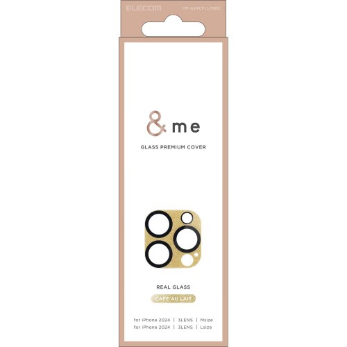 iPhone16Pro/MAXカメラカバーベージュ