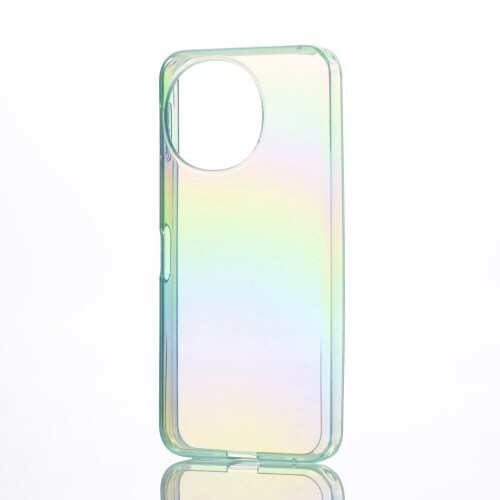 AQUOSsense9ケースソフトオーロラ緑