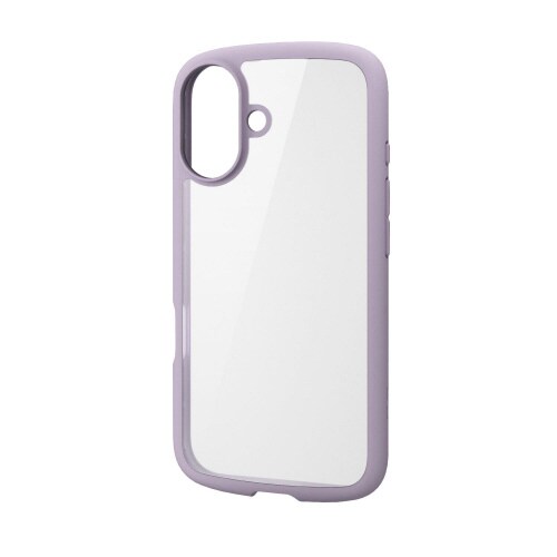 iPhone16ケース衝撃吸収ラベンダー