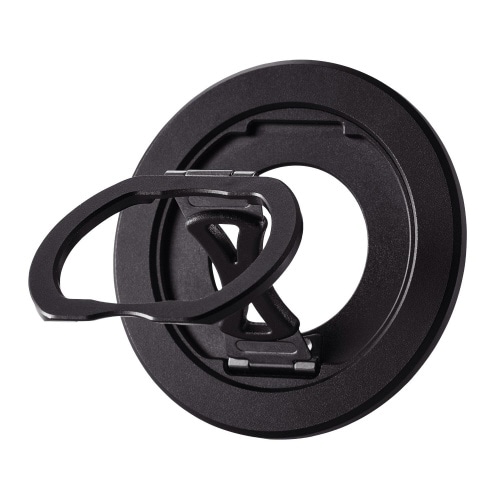 スマホリング マグネット 360度回転 薄型 黒