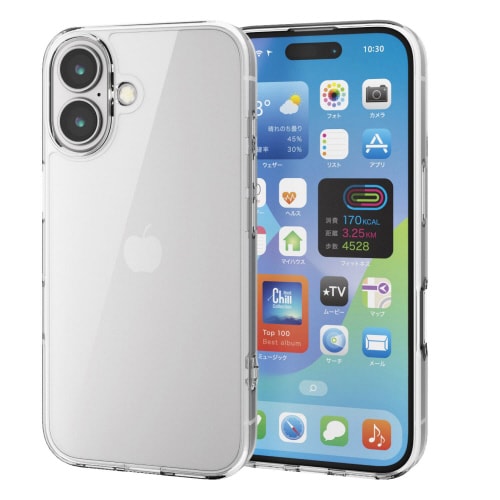iPhone16ケースハイブリッドフォルティモ透明