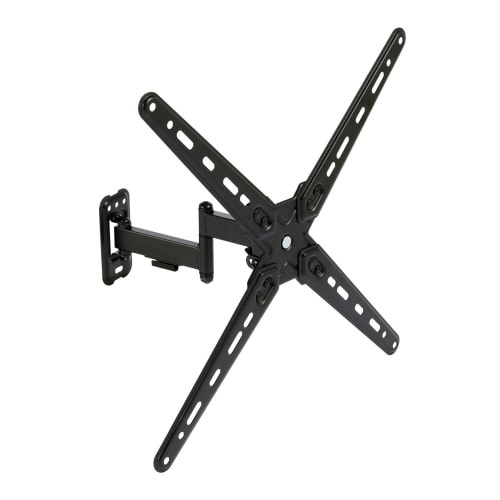 テレビ壁掛金具 アーム式 耐荷重10Kg ブラック