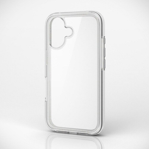 iPhone16ケースハイブリッドリサイクル白