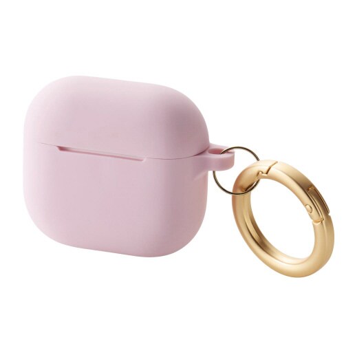 AirPods4シリコンケース 衝撃吸収 ピンク