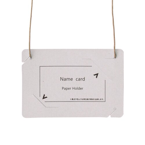 紙製イベント名札 名刺サイズ GY 50枚入