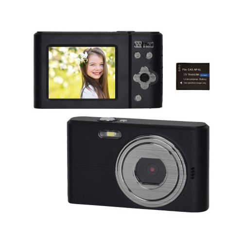 KEIYO コンパクトデジタルカメラ ブラック