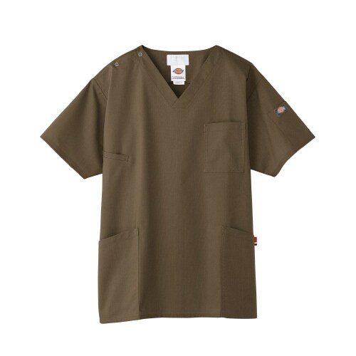 スクラブ カーキ S