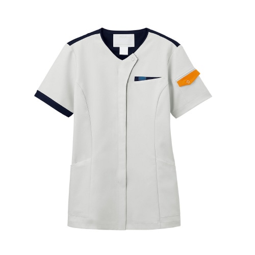 ジップスクラブ ライトグレー M