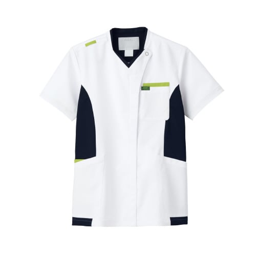 男女兼用スクラブ ホワイト ライム 4L