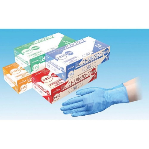 SL.ニトリルグローブ(粉無)I−211 SS×2