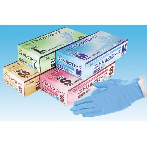 SL.ニトリルグローブ(粉付) I−216 S×2