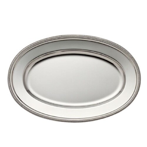 UK 18−8ロープ渕小判皿 28インチ