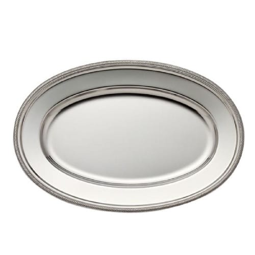 UK 18−8ロープ渕小判皿(魚皿兼用)