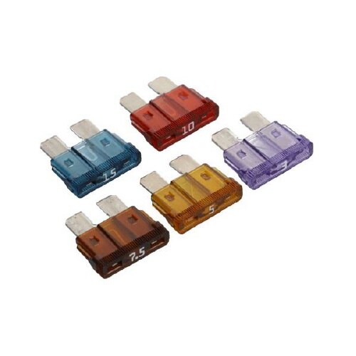 平型ヒューズセット 3/5/7.5/10/15A