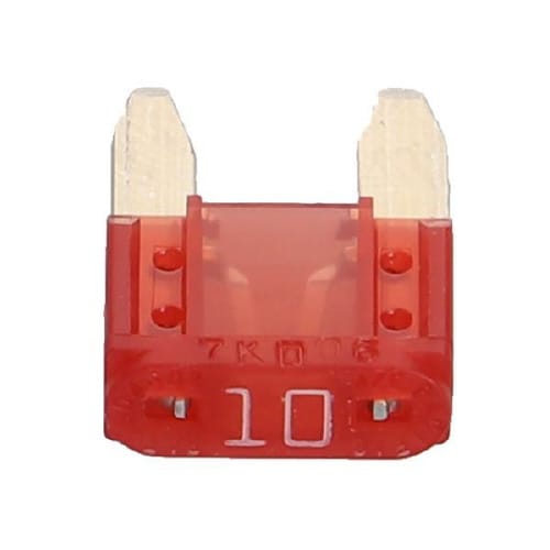 ミニ平型ヒューズ 10A(約11×16×4mm)
