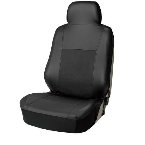 シートカバー レザーマッチ フロント用ブラック